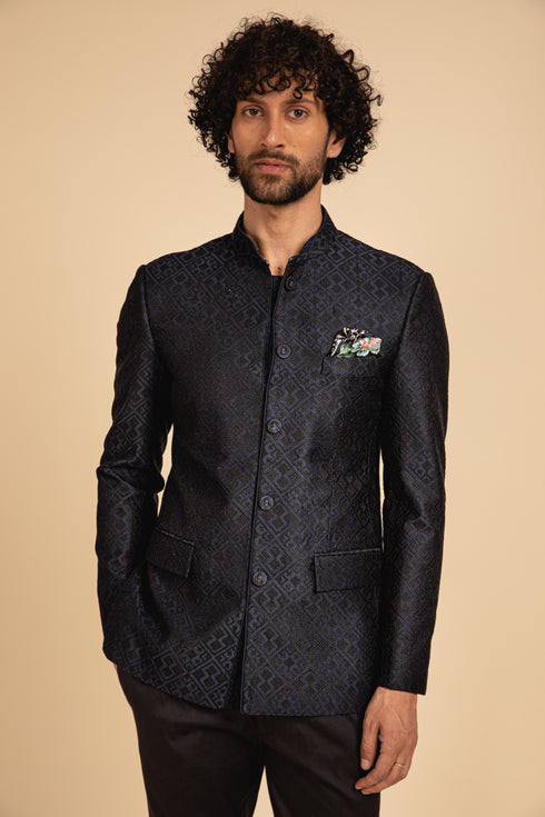 Delicate Kairos Bandhgala Set